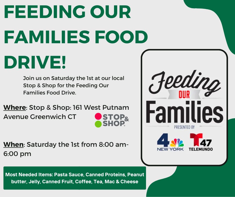 Join us this Saturday! See you at Stop &amp; Shop 😃