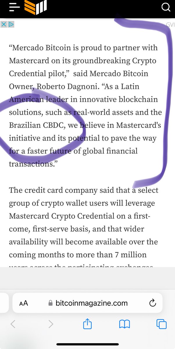 $WTK // Mastercard Launch their new Crypto Credential Platform which is based on Mastercard's Multi Token Network (MTN)

Could Wadzpay be involved?

1. MTN offers refunds on blockchain - from what we know only Wadzpay have been able to come up with a solution for this

2. Steve