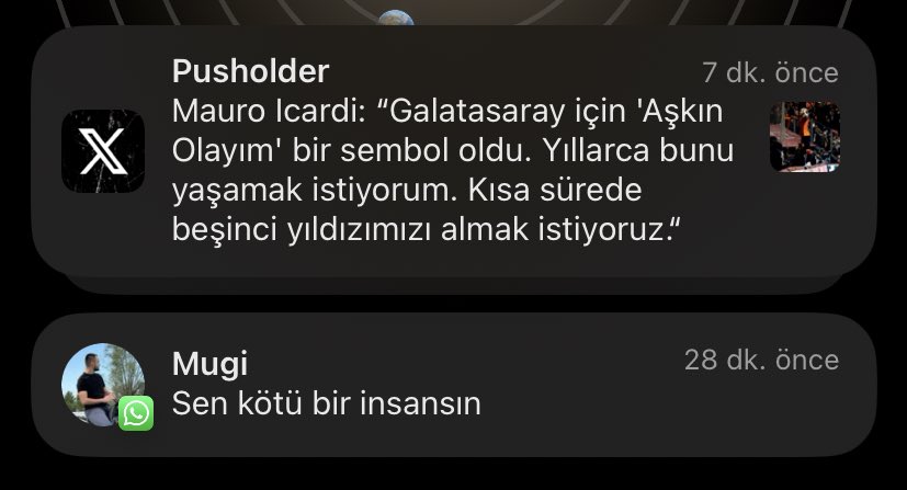 Bildirim panelim