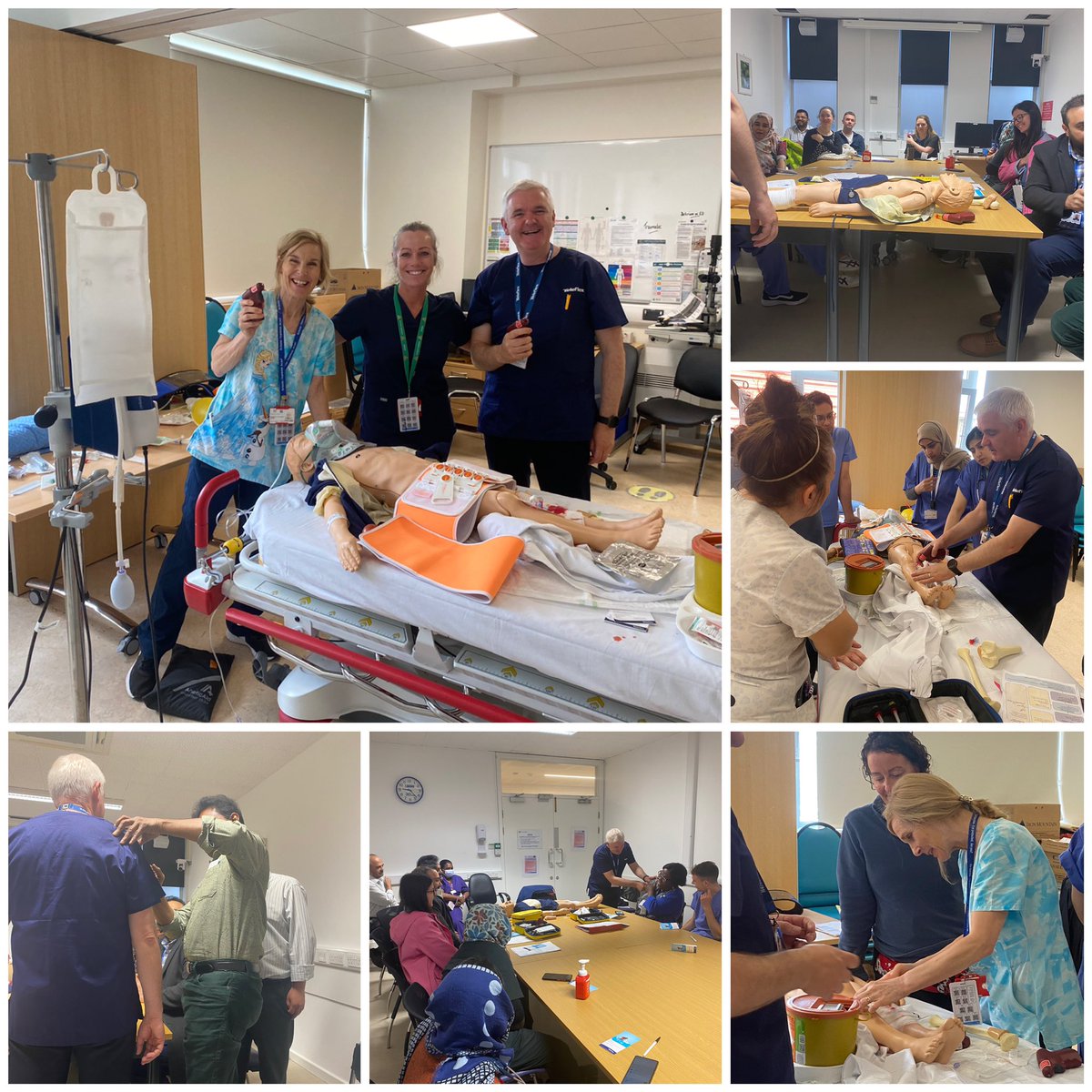 A special word of thanks for an excellent skills session from Noel Lynott (Teleflex manager) on EZIO, pelvic binders & QuikClot for our paediatric patients. This was followed by a paediatric major trauma sim by our excellent SPR Dr. Kalid. #edolol