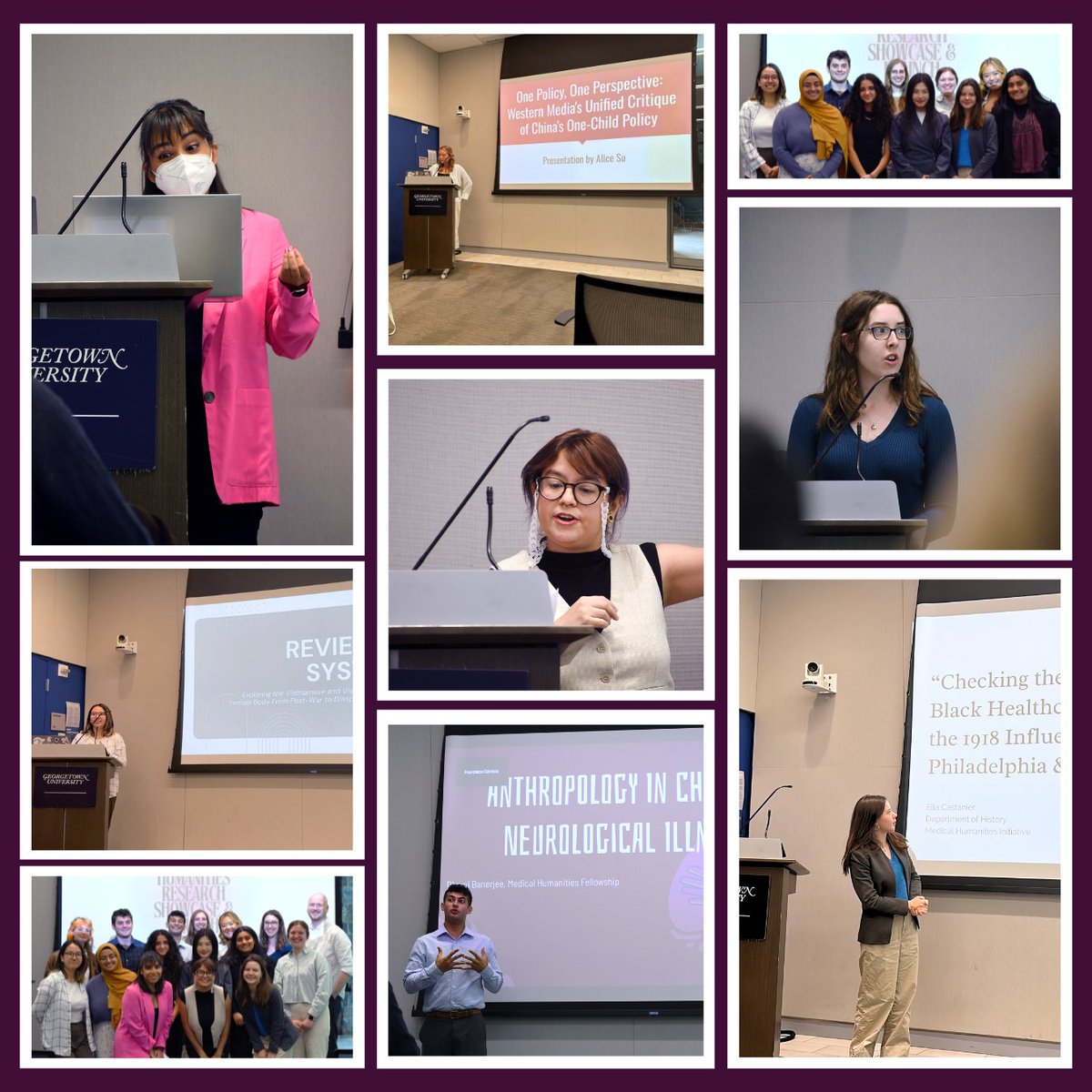 Congratulations to all our research fellows and graduating seniors for presenting your work at the Medical Humanities Research Showcase on April 25! To learn more about the senior capstone and research fellows projects, visit the link in bio. We are all proud of your hard work!