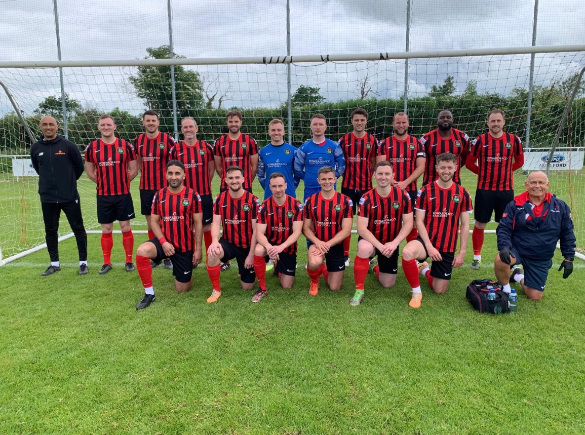 Congratulations to the PSUK Team who beat the Garda 4-1. Goals from <a href="/JoeHanks13/">Joe_Hanks</a> and a Rob McHugh hat-trick. Hanksy also MOM. The win was for  manager Nicky Smith who was unable to travel to the game due to an ongoing illness 💙