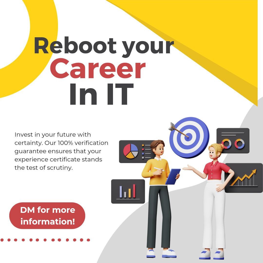 Ready to reboot your career in IT? 🚀 Dive into new skills, embrace cutting-edge technologies, and unlock endless opportunities. It's never too late to start fresh. #CareerReboot #TechJourney #ITCareers