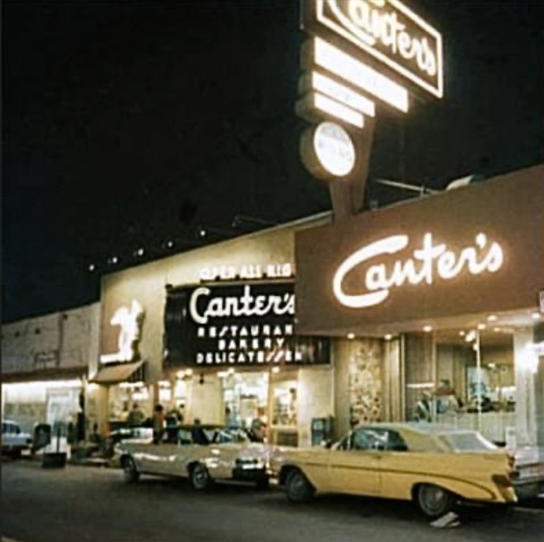 Mid Century Modern - Canter’s Deli on Fairfax mid 1960s. #saveourdelis