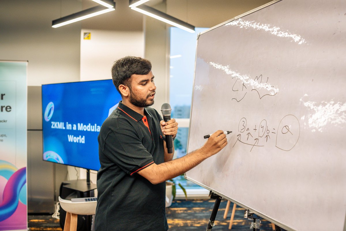 Modular Bangalore Meet-up was a massive success!

The Web3 community united with @0xStackr & @CelestiaOrg to dive into chain abstraction, scaling, interoperability & the future of Web3!

A big shoutout to all the incredible speakers! 📣

1. @aurobindo_arman & @GLShravan0402 from