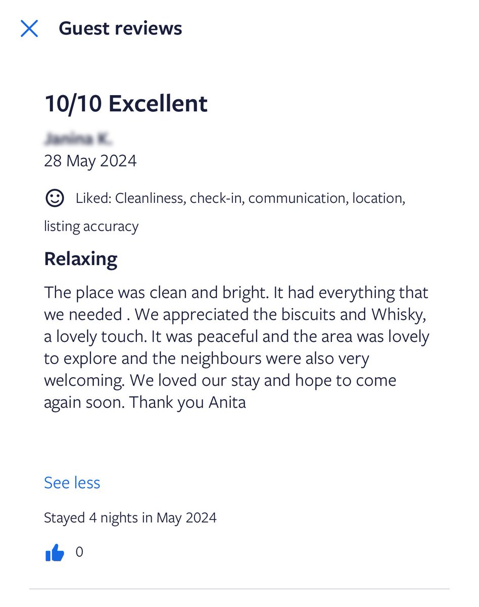 Another 10/10 Excellent! Relaxing! The place was clean and bright. It had everything that we needed. Another 'Excellent' review for Cragg View, our detached home on VRBO & AirBNB 🇬🇧 linktr.ee/craggview #grangeoversands #staycation #interiordesign #VRBO #vacation #airbnb