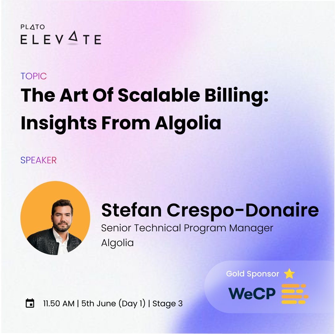 wcreateproblems's tweet photo. 🌐Elevate 2024
🎙️New learnings from
Vivek Ravishankar (CEO @Hackerrank)
@_kinshukmishra (CTO @CedarNY) and
Stefan Crespo-Donaire (Senior Technical Program Manager @Algolia)
📅 June 5, 2024.
⏰ 11:50 am
#PlatoElevate #EngineeringExcellence #NoBSJustInsights #WeCP #innovations https://t.co/KYAkWfZJBH