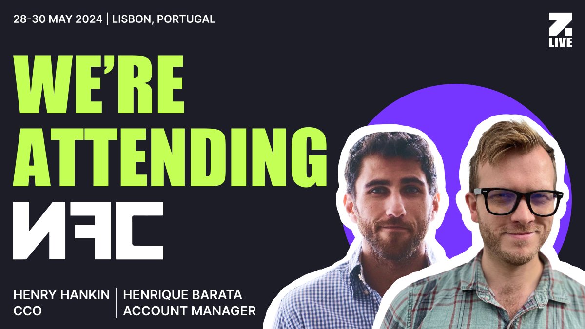 Zebu_live's tweet photo. We have an exciting update! ⬇️

Our very own @HenryHankin and @henriquebarata will be attending the @NFCsummit in Lisbon! 🔥

Will you be there?

Come say hello! https://t.co/6vdqblogqI