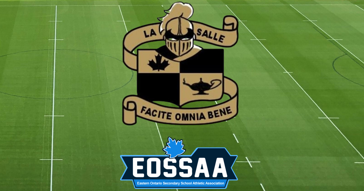 Congrats to <a href="/LaSalle_LDSB/">La Salle Secondary</a> for winning the EOSSAA Boys Rugby Championship.  <a href="/ArnpriorDHS/">Arnprior DHS</a> won silver.

Thanks to <a href="/NapaneeDSS/">Napanee DSS</a> and Mr. Brent Mills for hosting!