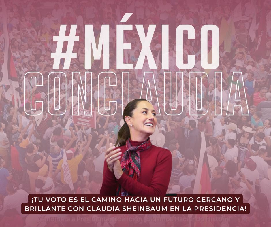 cinthya79080109's tweet photo. El día de hoy refrendamos nuestro apoyo a la Dra @Claudiashein en el zócalo, quien recibió el mando del movimiento de izquierda, con ella llegamos todas 💜  y todos. 
#MéxicoConClaudia https://t.co/aLrvWcloke