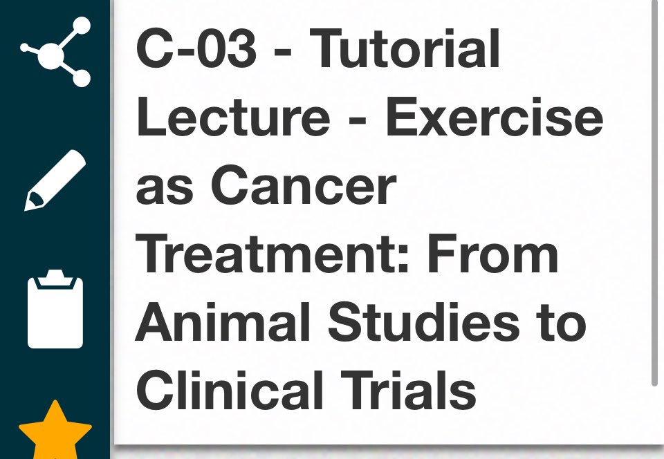 Standing room only for #ExerciseOncology session qt #ACSM24 with Kerry Courneya, Keri Schadler & Dong-Woo Kang , happening now.