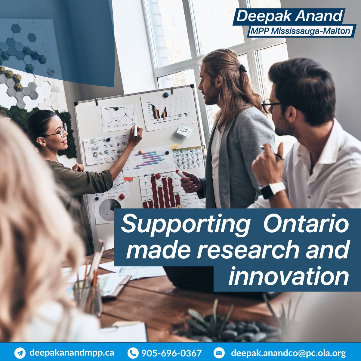 Deepak Anand (@deepakanandmpp) on Twitter photo Our govt is investing in Ontario’s future with almost $200M to help advance #OntarioMade research & innovation at 6 leading institutes to help +6000 researchers
-<a href="/OICR_news/">Ontario Institute for Cancer Research (OICR)</a>
-<a href="/Perimeter/">Perimeter Institute</a>
-<a href="/ontariogenomics/">Ontario Genomics</a>
-<a href="/clinicaltrialON/">Clinical Trials ON</a>
-<a href="/FieldsInstitute/">The Fields Institute</a>
-<a href="/ComputeOntario/">Compute Ontario</a>
bit.ly/3yCvw14 Our govt is investing in Ontario’s future with almost $200M to help advance #OntarioMade research & innovation at 6 leading institutes to help +6000 researchers
-<a href="/OICR_news/">Ontario Institute for Cancer Research (OICR)</a>
-<a href="/Perimeter/">Perimeter Institute</a>
-<a href="/ontariogenomics/">Ontario Genomics</a>
-<a href="/clinicaltrialON/">Clinical Trials ON</a>
-<a href="/FieldsInstitute/">The Fields Institute</a>
-<a href="/ComputeOntario/">Compute Ontario</a>
bit.ly/3yCvw14