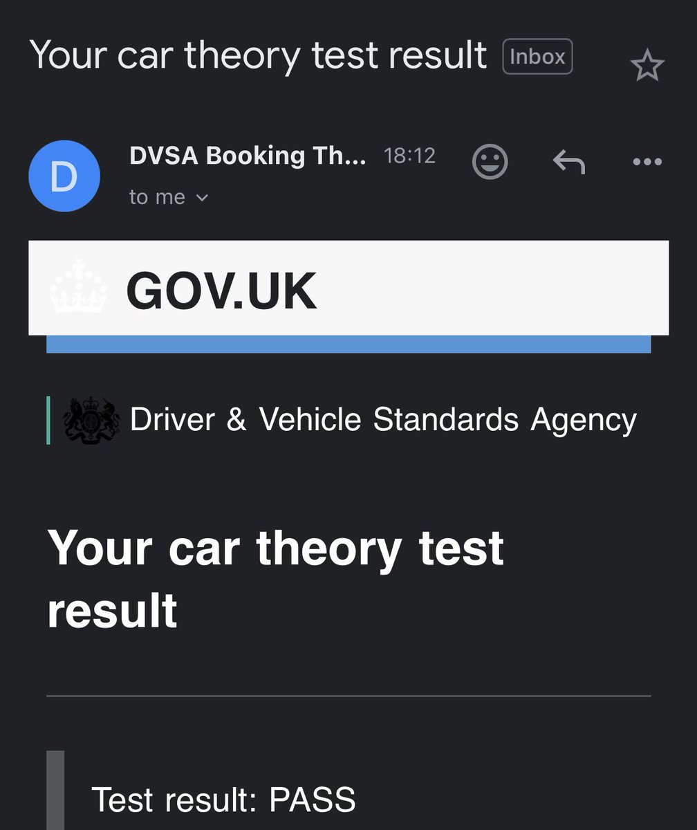 WinstonEamon's tweet photo. I just wrote and passed my driving test (THEORY). I watched the 15 videos on this playlist between yesterday and today and cleared it. Valuable resource! Goodluck ☺️ https://t.co/FZhQEVmRBR https://t.co/hysUEwuQkc