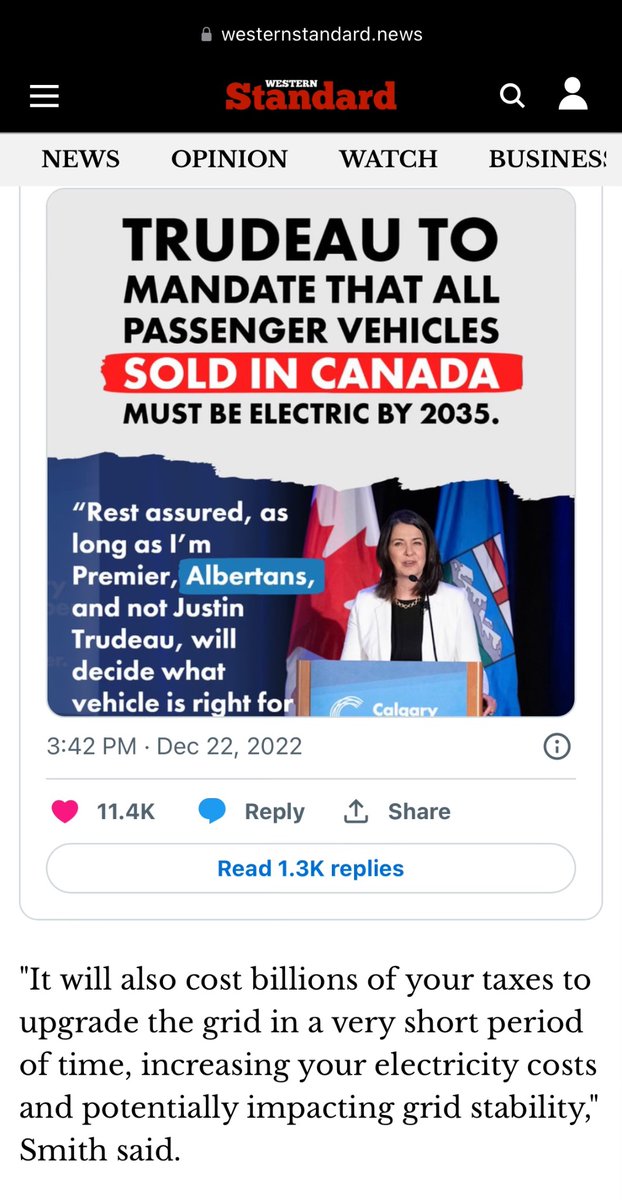 Quite the difference in the Govt of Alberta’s response to new data centre electric load vs new EV charging electric load.

Apparently one is a great opportunity that will spread fixed costs across a larger base, and the other will raise taxes and threaten grid reliability. 🤷‍♂️