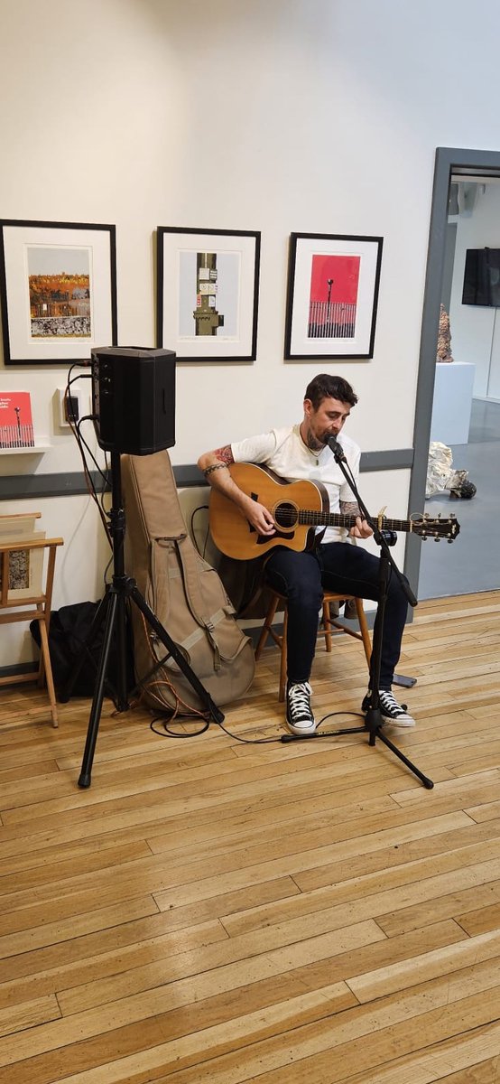 Our brilliant alumni artist Simon Walker is currently performing at @TheArtHouseUK for Artwork Wakefield!