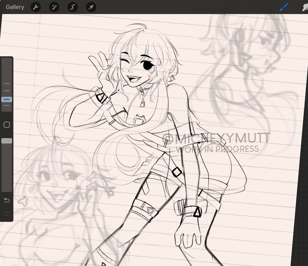 📮✨ Sketch page comm WIP (ﾉ´ヮ`)ﾉ*: ･ﾟ