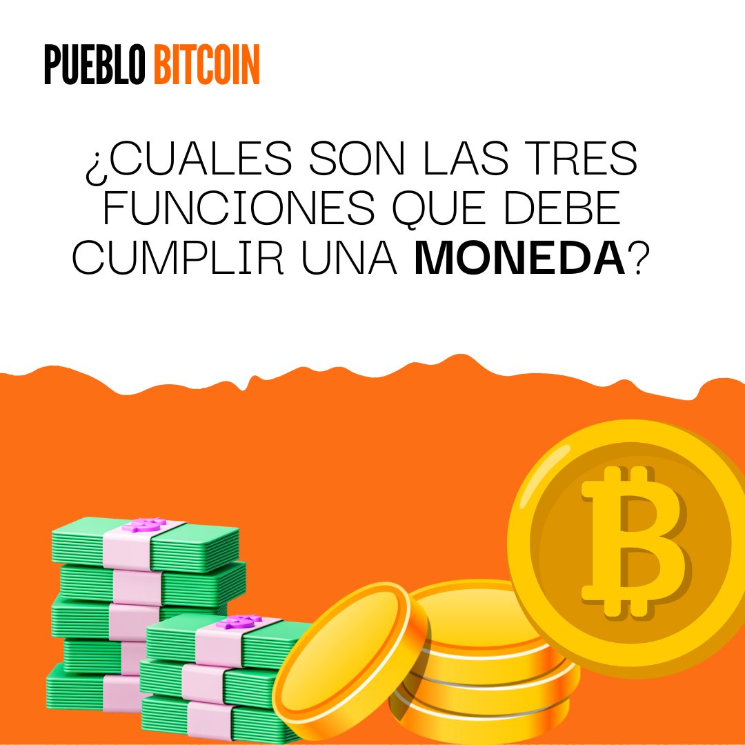 La moneda, como herramienta tecnológica, debe cumplir tres funciones esenciales.

1) La primera función de la moneda es la reserva de valor. Esto significa que debe mantener su valor a lo largo del tiempo, permitiendo ahorrar y planificar a futuro. 💰⏳

#btc #oro #moneda #ahorro