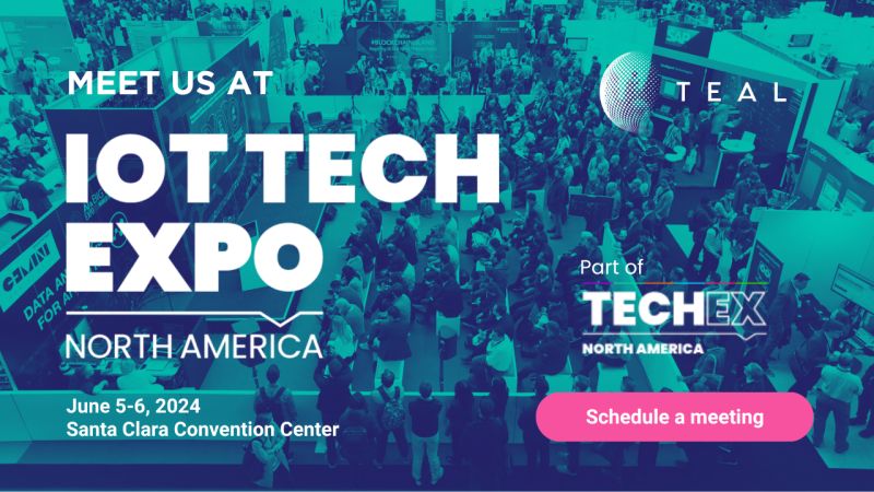 TEAL (@tealcomio) on Twitter photo The <a href="/iottechexpo/">IoT Tech Expo</a> World Series is just around the corner! Be sure to pre-book a meeting with a TEAL expert & stop by Booth 272 for a deep dive into our cutting-edge cellular connectivity solutions.
🗓 Book a time slot now 👉 lnkd.in/gZTjJZhZ The <a href="/iottechexpo/">IoT Tech Expo</a> World Series is just around the corner! Be sure to pre-book a meeting with a TEAL expert & stop by Booth 272 for a deep dive into our cutting-edge cellular connectivity solutions.
🗓 Book a time slot now 👉 lnkd.in/gZTjJZhZ