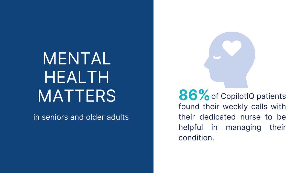 Getting older is inevitable, but it doesn't mean getting left in the dark. We educate our seniors &amp; build awareness about healthy aging &amp; lifestyle choices to enhance their quality of life. Empower your senior patients to improve their mental health: copilotiq.com/providers
