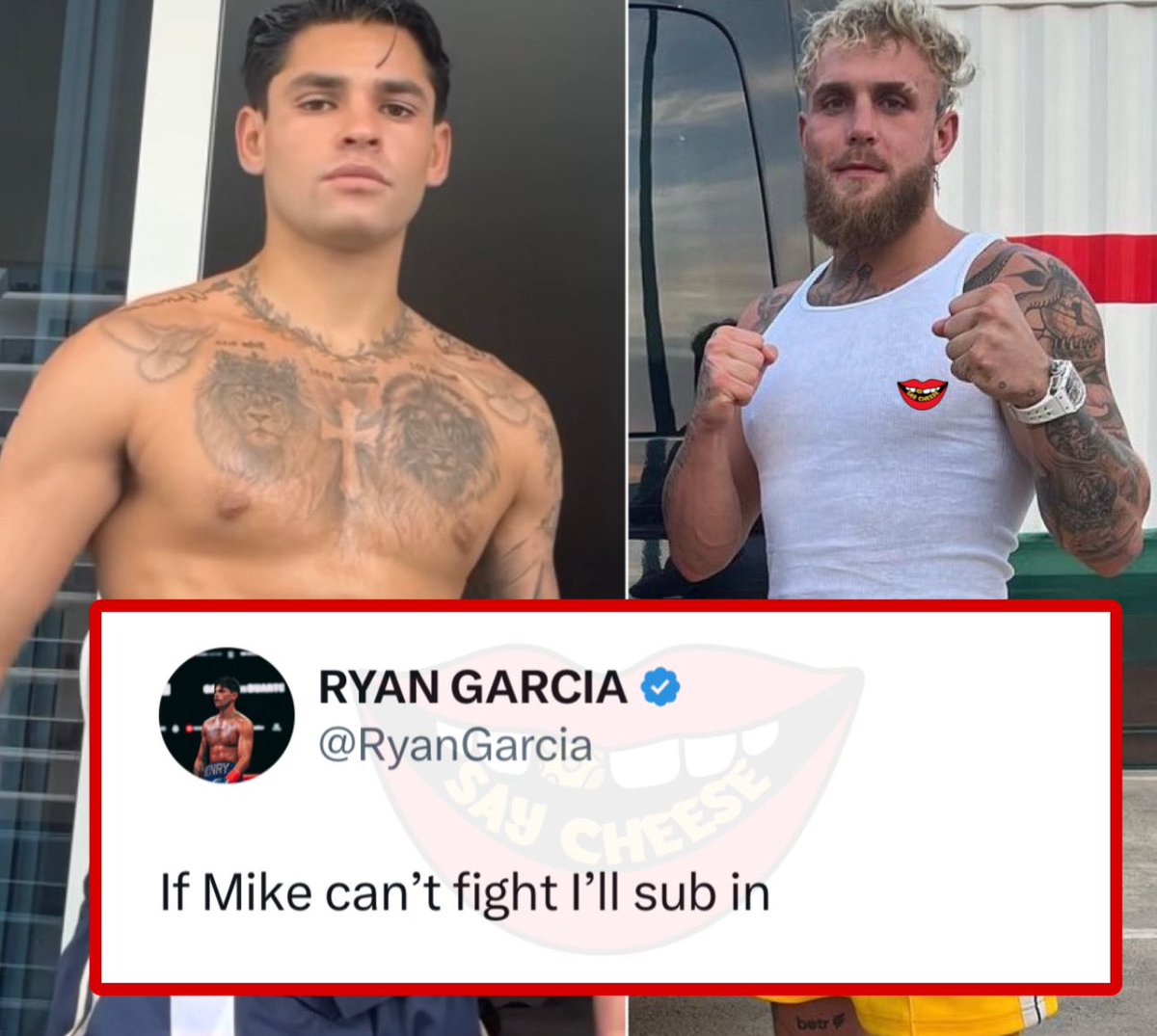 Ryan Garcia offers to step-in for Mike Tyson against Jake Paul if Tyson can’t fight