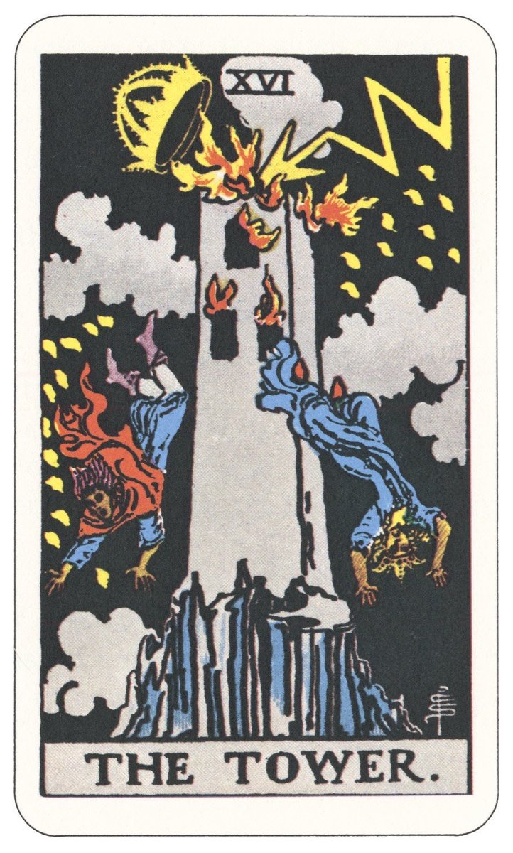 #TheTower - Destruction, confusion, judgement; also the idea of Divine Wrath