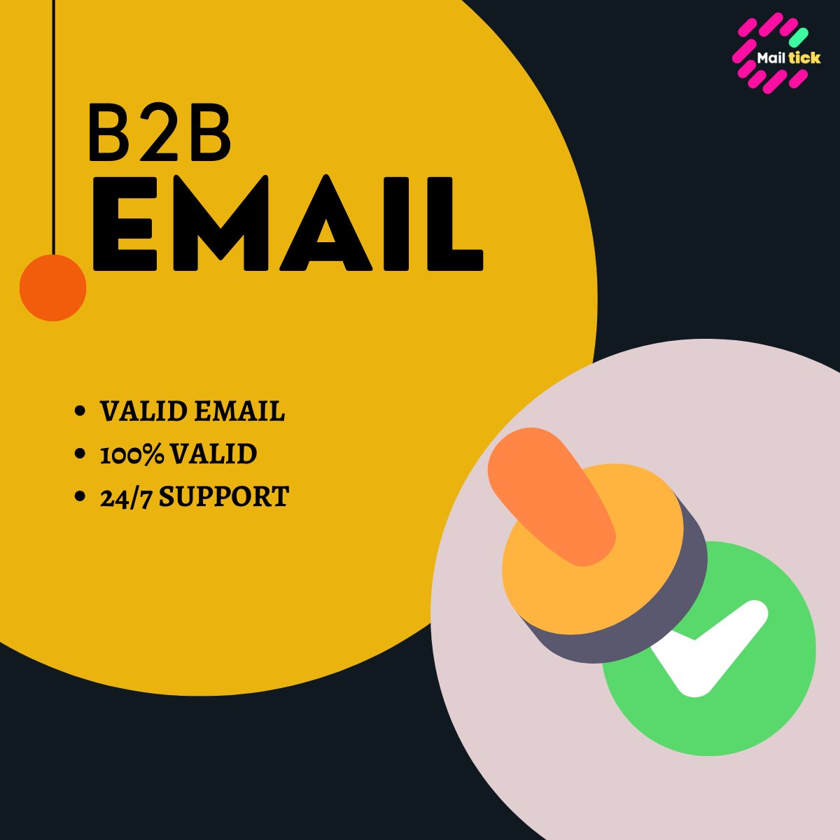 Mailtick3's tweet photo. Don't let outdated contact lists hold you back! Mailtick provides accurate and up-to-date contact information to ensure that your outreach efforts are successful. 📞💼 
Drop a message if you are looking for targeted B2B lead generation for any industry
#AccurateContacts #Mailtick https://t.co/IydwcxHynR