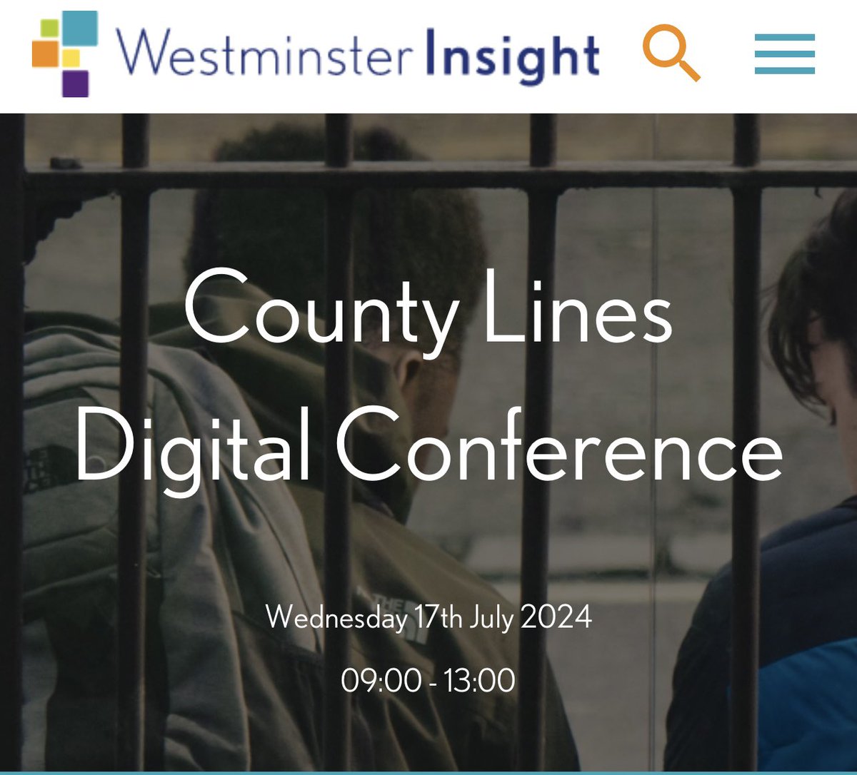 Addressing #countylines is a multifaceted challenge. I’m joining a panel of respected and knowledgeable speakers to discuss the beneficial outcomes of my efforts in early intervention and prevention. Early bird discount ends on 31st May. westminsterinsight.com/conferences-an… @WMinsightUK