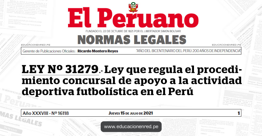 🧵 Hilo sobre la Propuesta Legislativa (PL 1137-2021) que complementa la Ley 31279 📜⚽️