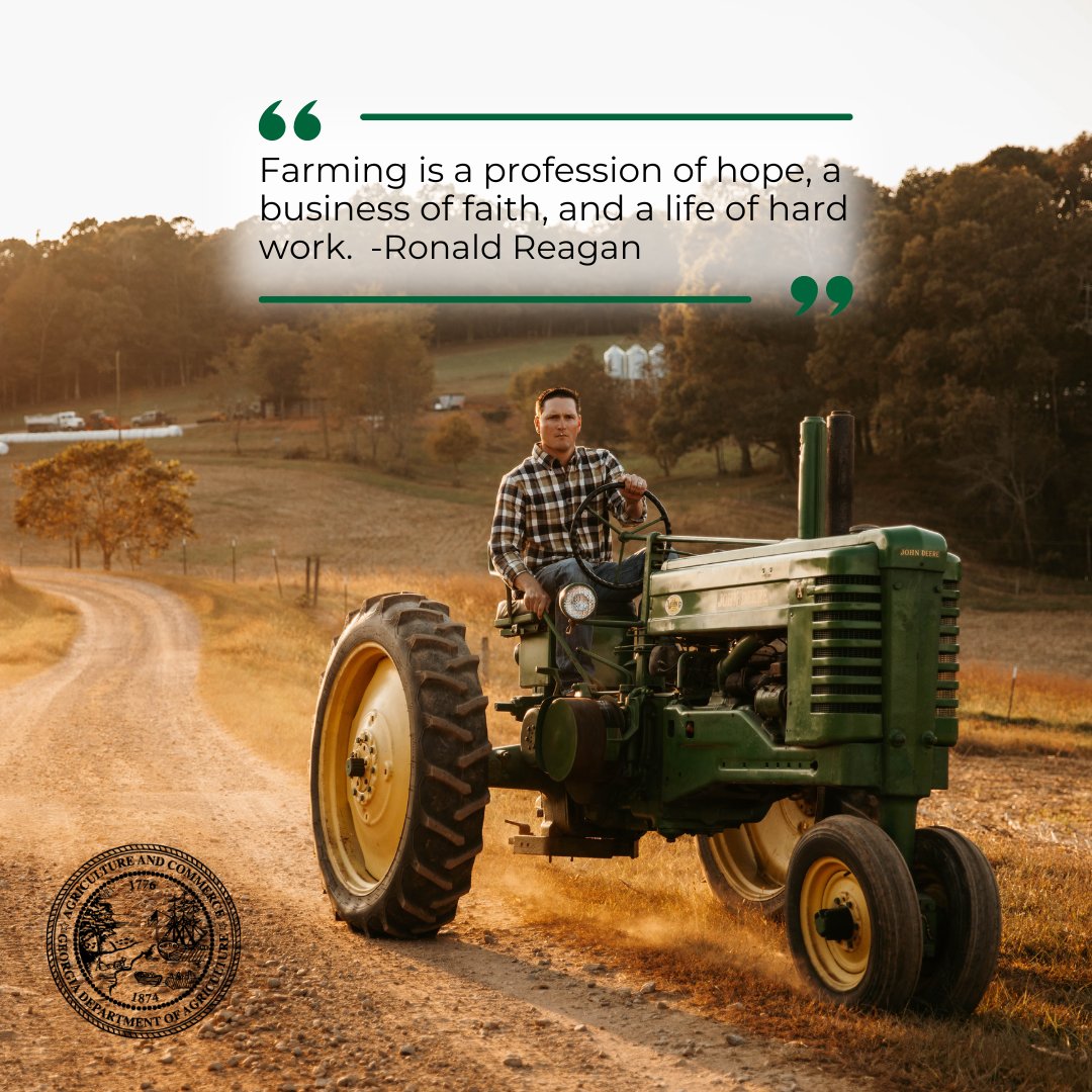 From sunup to sundown, your dedication sustains us all. #Georgia #Farming #Agriculture #Agriculture #FarmLife