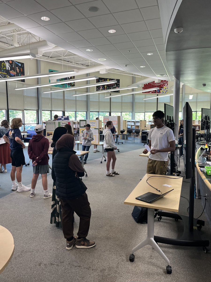 When kids can grapple with real life issues around the world, true learning happens! Great job on your UN Goal projects 8th graders!