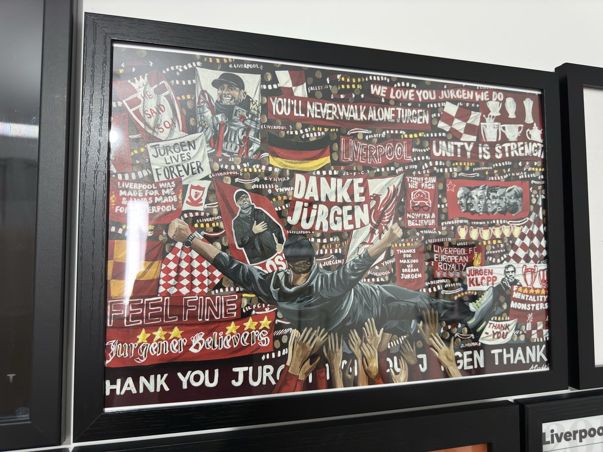 Thank you so much <a href="/rudkin_abigail/">Abigail Rudkin</a>, special print for Jurgen himself! Congratulations on the special piece for the boss himself too! 👊