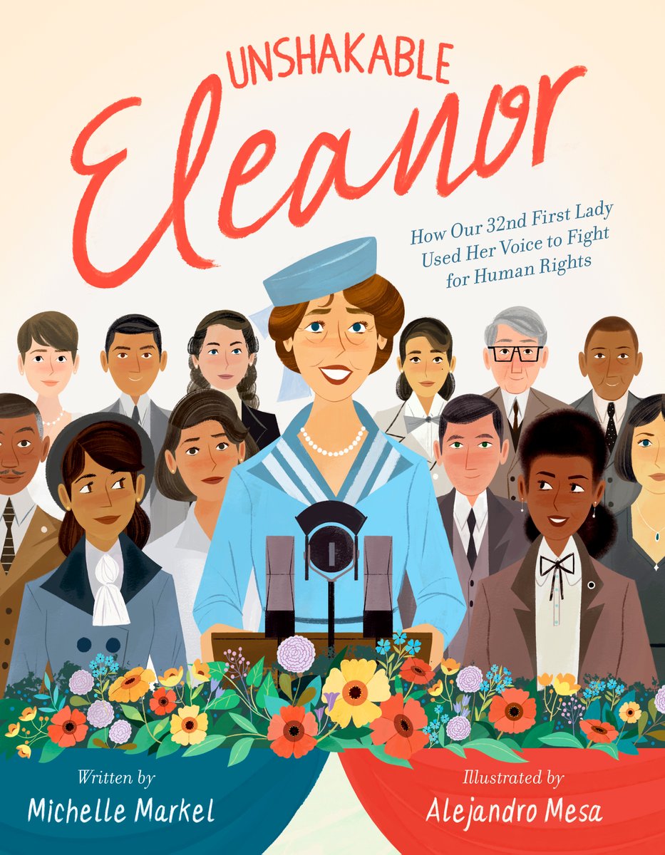 Anna Olswanger (@annaolswanger) on Twitter photo From the <a href="/ALA_Booklist/">ALA_Booklist</a> review of UNSHAKABLE ELEANOR, a new picture book by <a href="/MMarkel26/">Michelle Markel</a> about Eleanor Roosevelt and her fight for human rights, illustrated by @AlejandroMesa: "The book demonstrates Roosevelt's courage in the face of harsh criticism, as well as her ideals." From the <a href="/ALA_Booklist/">ALA_Booklist</a> review of UNSHAKABLE ELEANOR, a new picture book by <a href="/MMarkel26/">Michelle Markel</a> about Eleanor Roosevelt and her fight for human rights, illustrated by @AlejandroMesa: "The book demonstrates Roosevelt's courage in the face of harsh criticism, as well as her ideals."