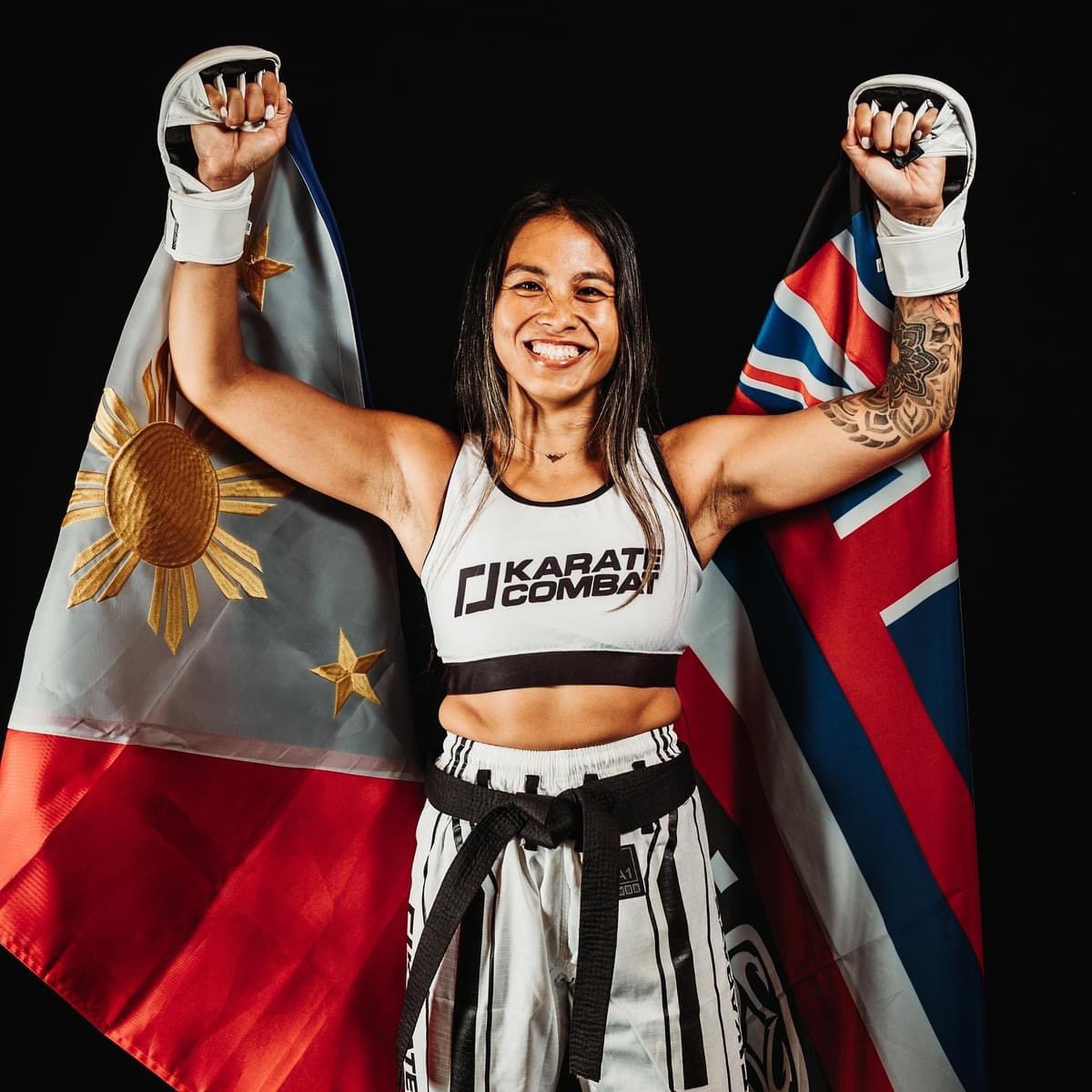 lykaaboss_'s tweet photo. ALMOST TIME 💥

Representing 
Philippines 🇵🇭 &amp; Hawai’i 🌺 

@KarateCombat 
@InfluFightClub 
@CryptosR_Us 
@krakenfx https://t.co/FuV341tvDM