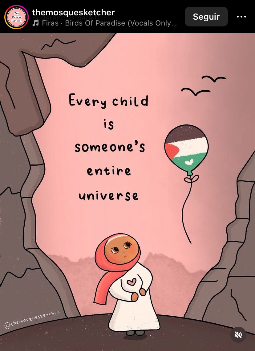 'Every child is someone's entire universe.'//'Cada niñe es el universo entero de alguien.'

#FreePalestine #PalestinaLibre

instagram.com/p/C7jUAutoLf-/…