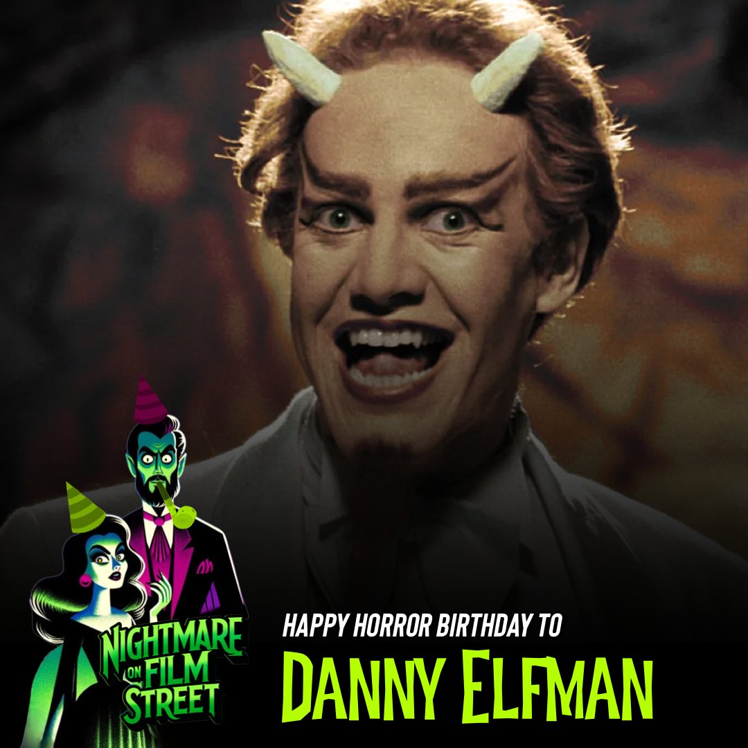 Happy Horror Birthday to DANNY ELFMAN, known for scoring spine-tingling soundtracks like BEETLEJUICE, EDWARD SCISSORHANDS, and NIGHTMARE BEFORE CHRISTMAS, born #onthisday in 1953! 🎂