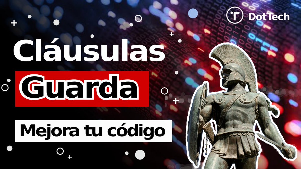 💣💣 ¿Quieres aprender a mejorar tu código de manera fácil? 

Aprende sobre las cláusulas guarda... Este pequeño refactoring mejorará tu código en legibilidad, comprensión y mantenibilidad.

i.mtr.cool/ilbclynyzi

#cleancode #javascript #typescript