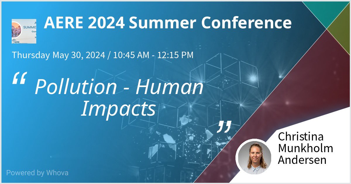 Looking forward to some interesting days in Washington DC at #aere2024, where I’ll present my paper, coauthored with <a href="/TimoHener/">Timo Hener</a> , <a href="/MSimonsenTweets/">Marianne Simonsen</a> and Lars Skipper, about the effect of air pollution on test scores