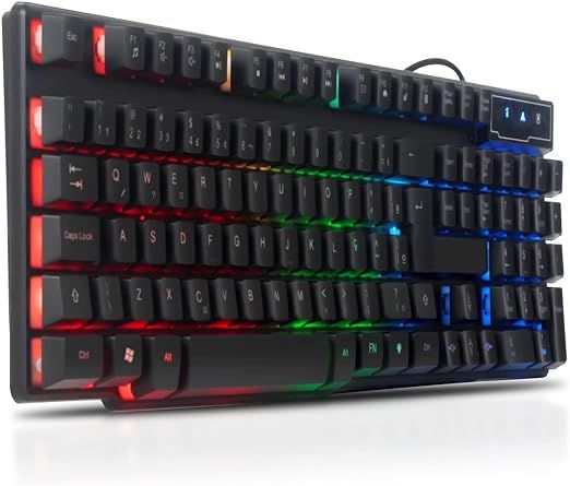 GameReporter's tweet image. Teclado gamer semi mecânico ABNT2 para computador ou notebook | buff.ly/4bCNrDl