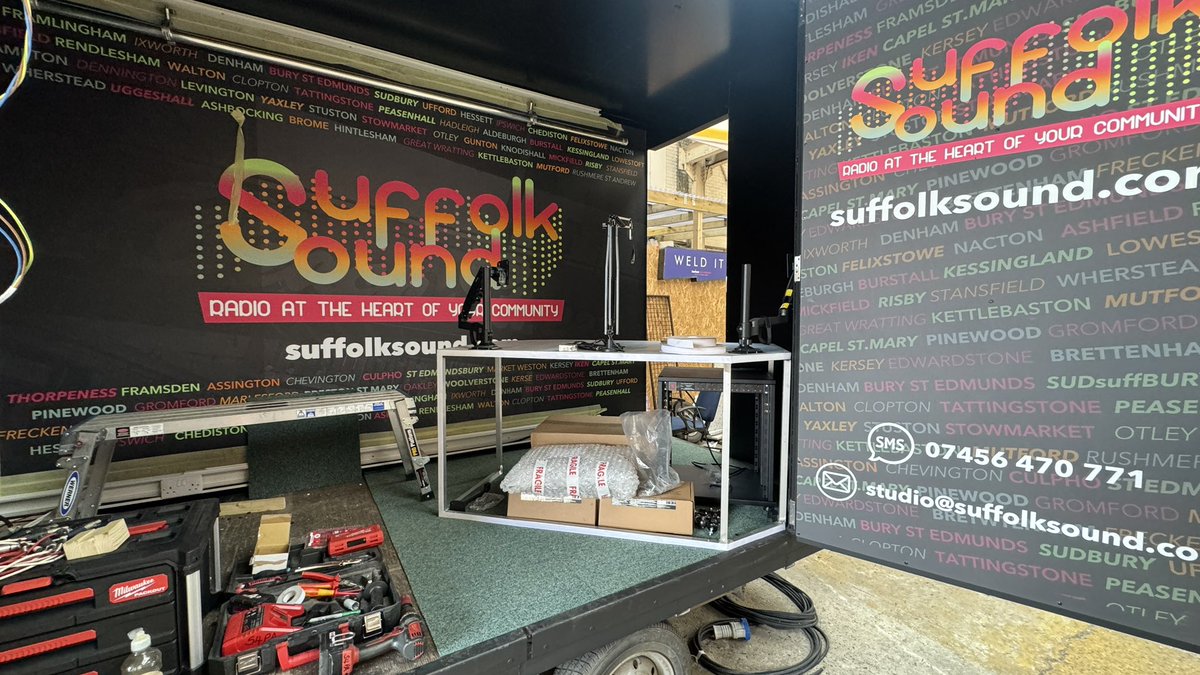 Sound4ProAudio's tweet image. Our work is completed on the @Suffolk_Sound OB Trailer…. Well done to everyone involved….
