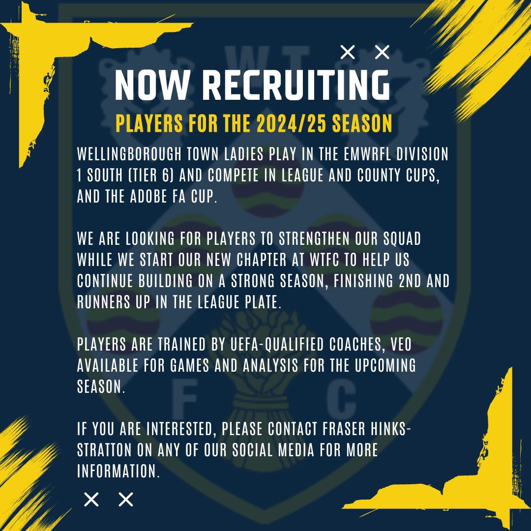 There are no monthly fees included, training is lead by UEFA Qualified coaches with VEO for games and analysis sessions. 
If you would like to be apart of the journey, or if you would like more information. Please message our socials. 
💙💛