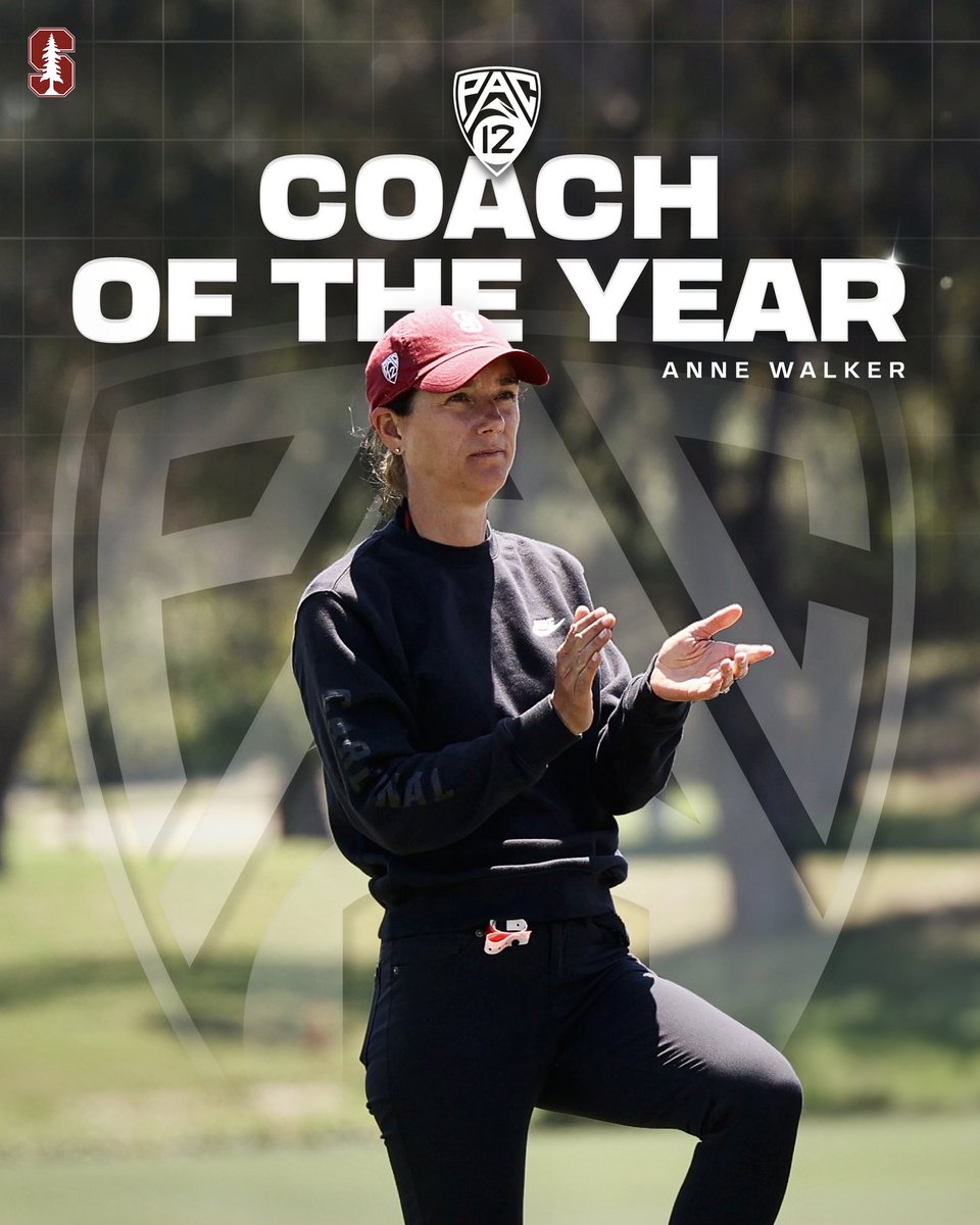 A clean sweep of the final @pac12 awards‼️

Paula Martin Sampedro gets BOTH Pac-12 Freshman of the Year AND Golfer of the Year, while Anne Walker has been named Pac-12 Coach of the Year!

#GoStanford