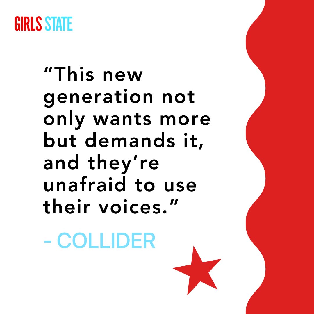 ⭐Review by @Collider.

Watch 'Girls State,' now streaming on @AppleTV.

#GirlsState #WhoRunTheWorldGirls #TheFutureIsFemale #GirlsStateGirls #AppleFilms #AppleTV