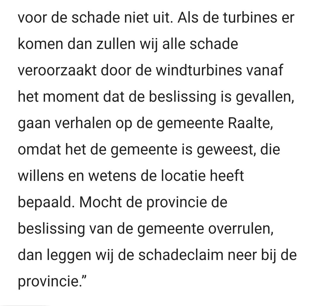 Zal die rekening niet uiteindelijk bij het kabinet liggen? Ministeries bepalen beleid en zijn eindverantwoordelijk.
#windturbines
@MinisterEZK @MinisterKenE
@MinisterIenW
@henkvermeer @SilvioErkens @Wytske_Postma
@KopsPVV @ajflach @Eerdmans
sallandcentraal.nl/2024/05/windtu…