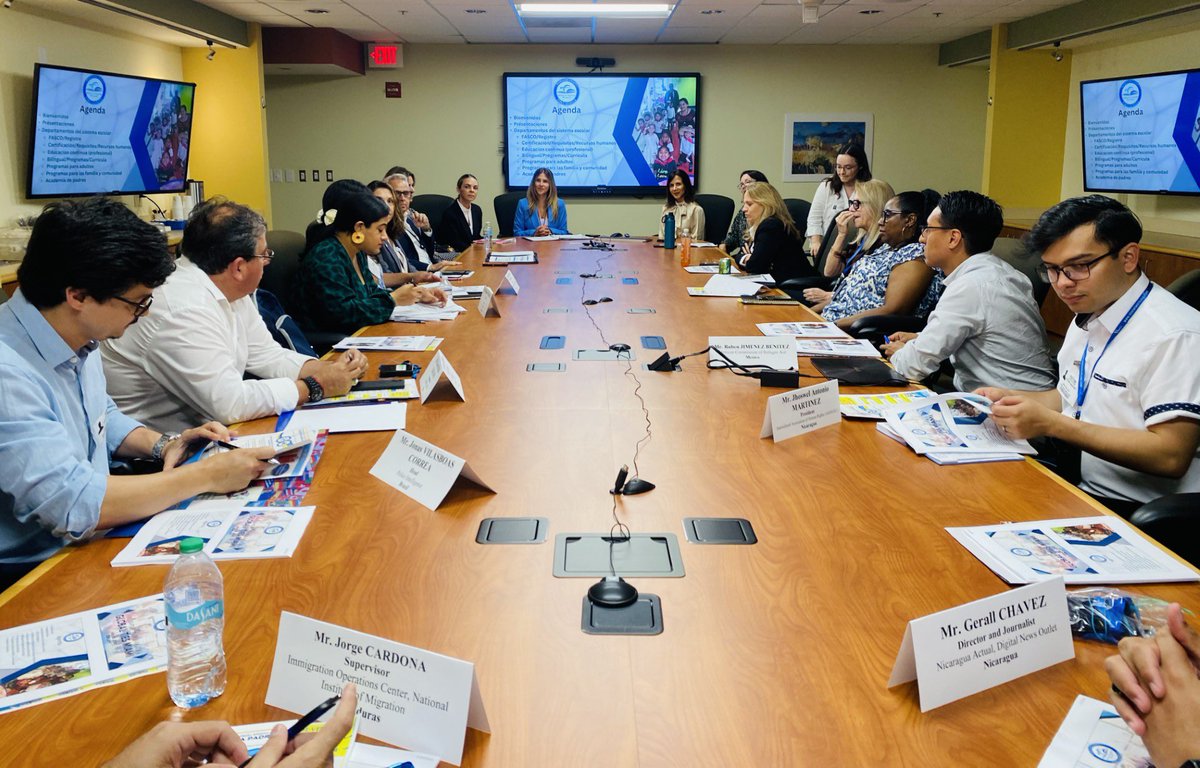 @MDCPS leaders met with @GlobalTiesMiami & international delegates dedicated to supporting immigrants in their communities from Peru, Honduras, Nicaragua, Brazil, Panama, and Mexico - impressed with our programs, services, & support provided to all students. #yourbestchoicemdcps