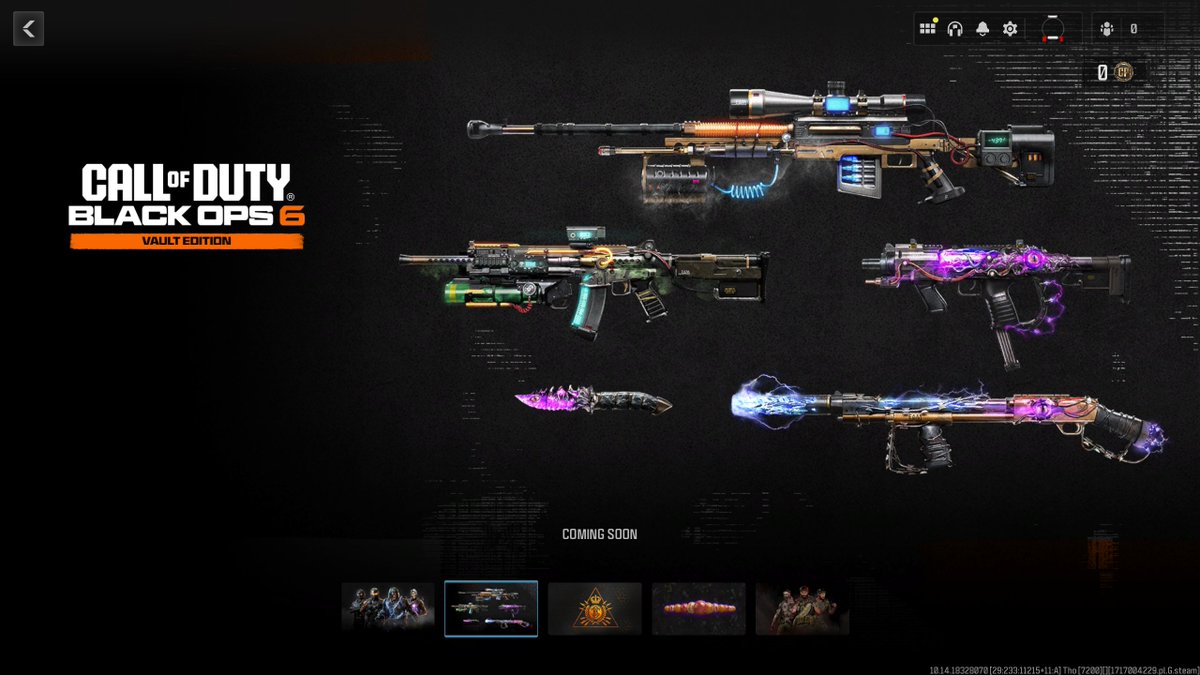 CODMW4Intel's tweet photo. Call of Duty Black Ops 6 Vault Edition contents:

- Operators including Brutus &amp; Klaus
- Weapon Blueprints
- GobbleGums
- Classic, Zombie &amp; Numbers Frank Woods Operators
- BlackCell https://t.co/fyt2853mhb