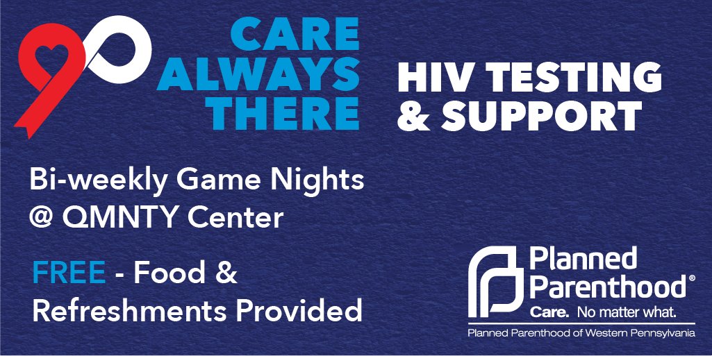 Know your status! PPWP’s Care Always There Program offers HIV testing, education, resources, and specialist referrals, increasing access to necessary healthcare services. 

Learn more at plannedparenthood.org/planned-parent…
@PPFA #CareAlwaysThere #KnowYourStatus #Sponsored