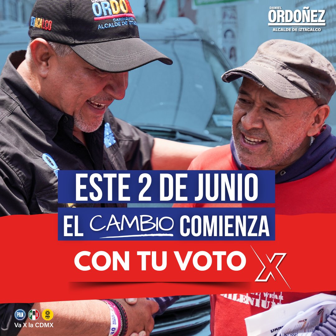 Tu voto es lo más importante para lograr el cambio este 02 de junio. 
#VotaPAN