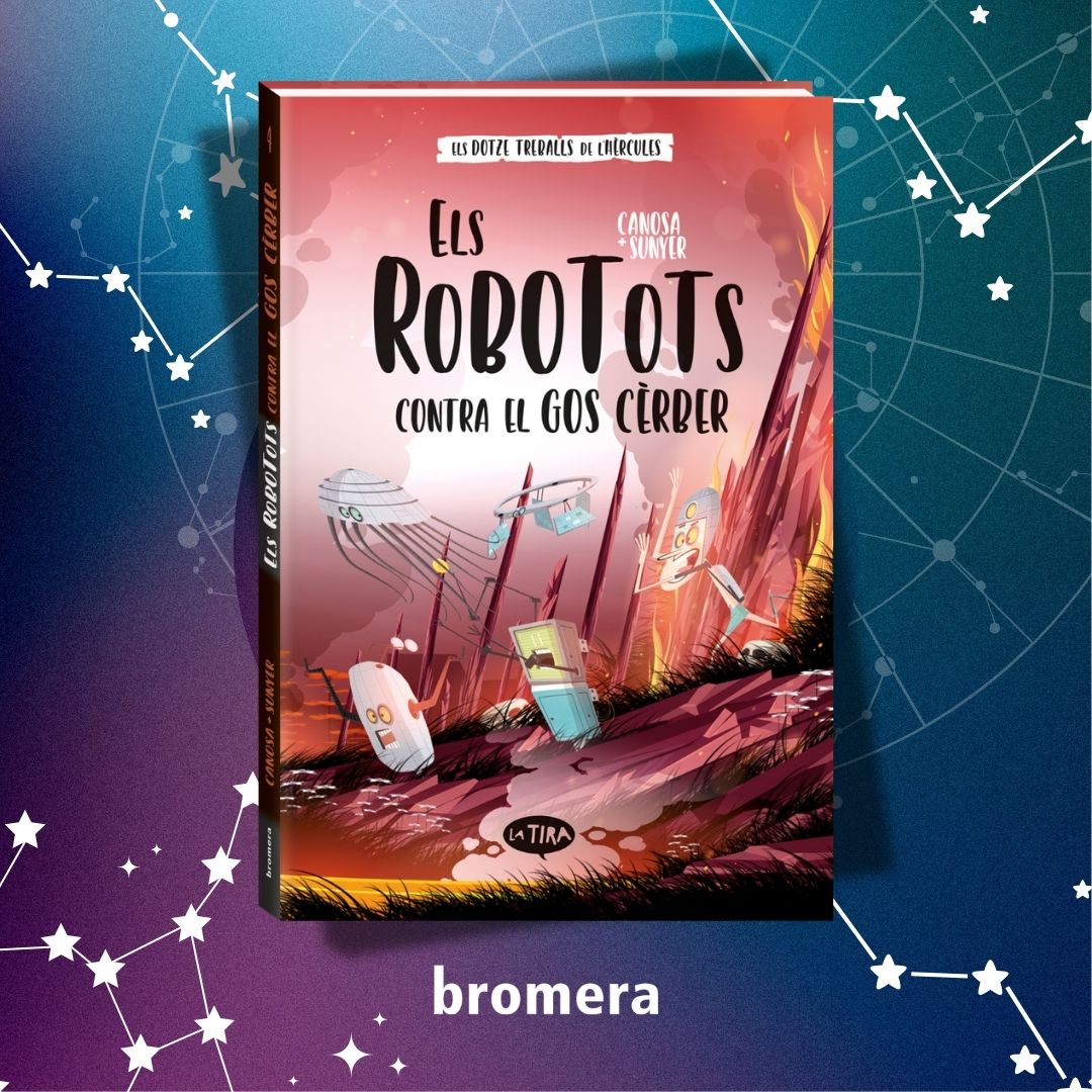 bromera's tweet image. L&apos;última aventura dels Robotots ja està a les llibreries! 📖👀

👉 Els nostres amics hauran de viatjar fins al planeta Hades i capturar a Cèrber, el temible gos guardià que protegeix l&apos;entrada al món dels morts. 🐾🐾

🔗 i.mtr.cool/zygwbyxotn 

#Bromera #Robotots @OriolCanosa