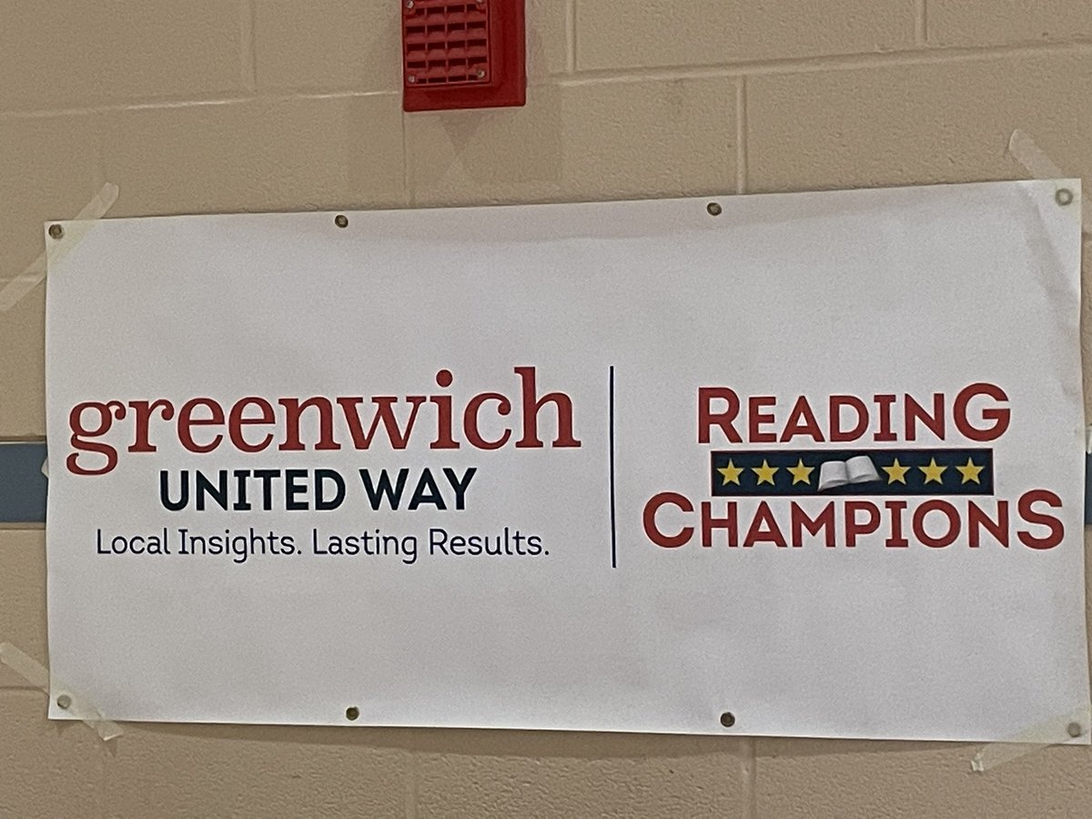 Happening Now: Reading Champions celebration at Cos Cob School! GPS is so appreciative of our community partnership with @GreenwichUW. Our students love working with their Reading Champion volunteers! @MJDAmico_GPS @DrJones_GPS