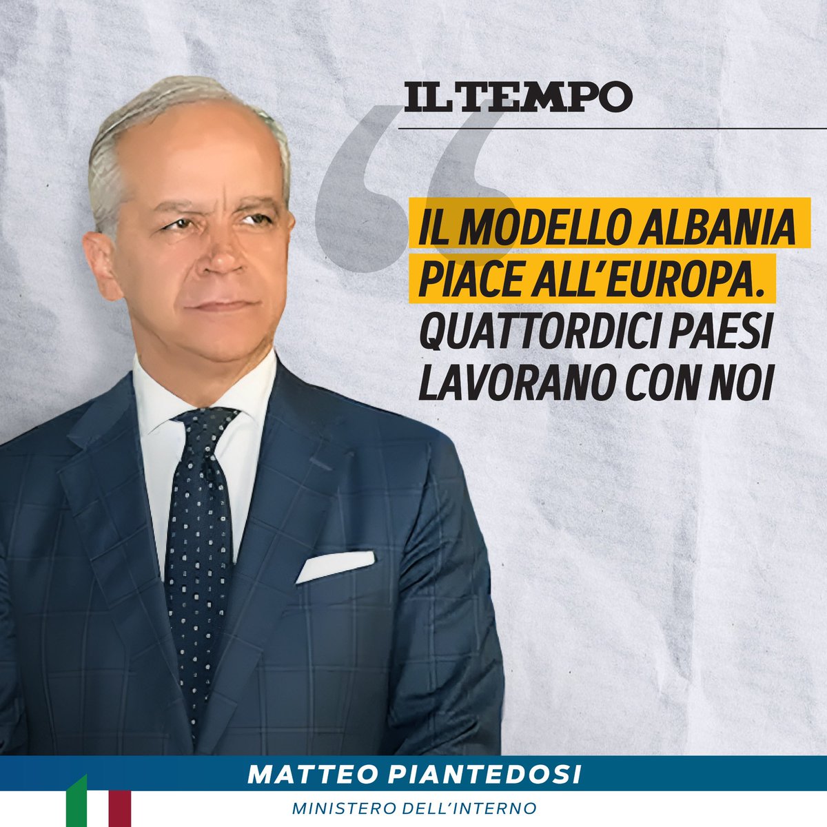 Il Protocollo Italia-Albania è considerato un esempio di collaborazione virtuosa che ha suscitato interesse nelle cancellerie europee. Dimostrazione ne è la lettera a firma mia e di altri 14 Ministri dell’Interno della UE, appartenenti a Governi di ispirazioni politiche anche